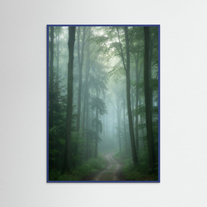 Blue Wood Coastal Green Embrace