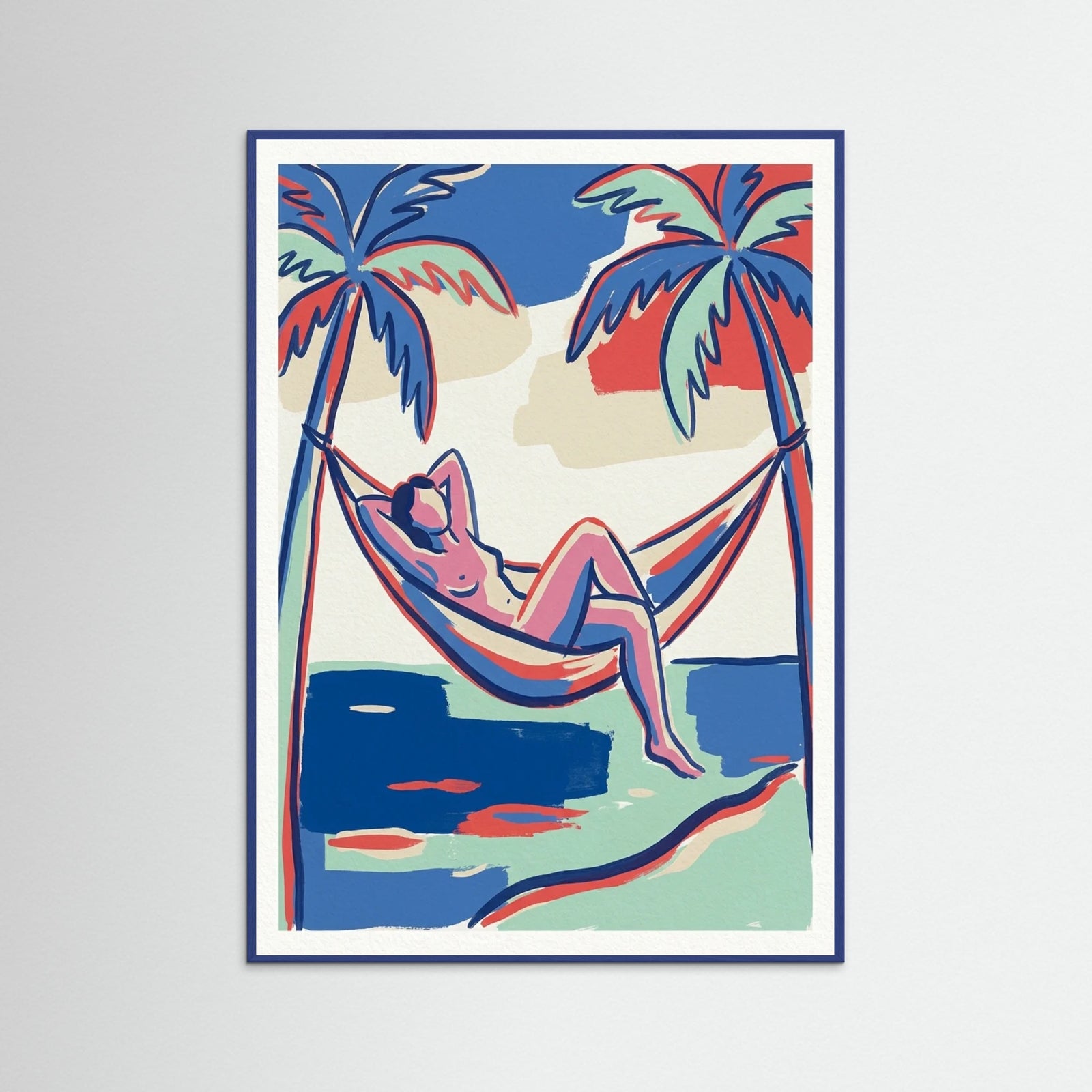 Blue Wood Coastal Muse