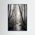 Blue Wood Coastal Serenity