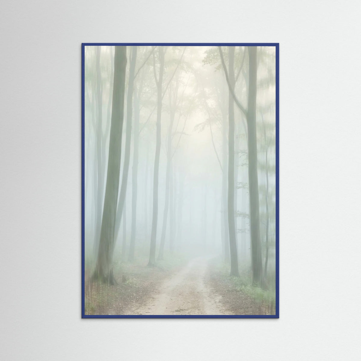 Blue Wood Coastal Serenity