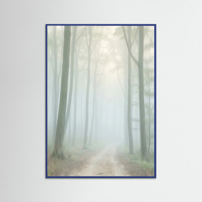 Blue Wood Coastal Serenity