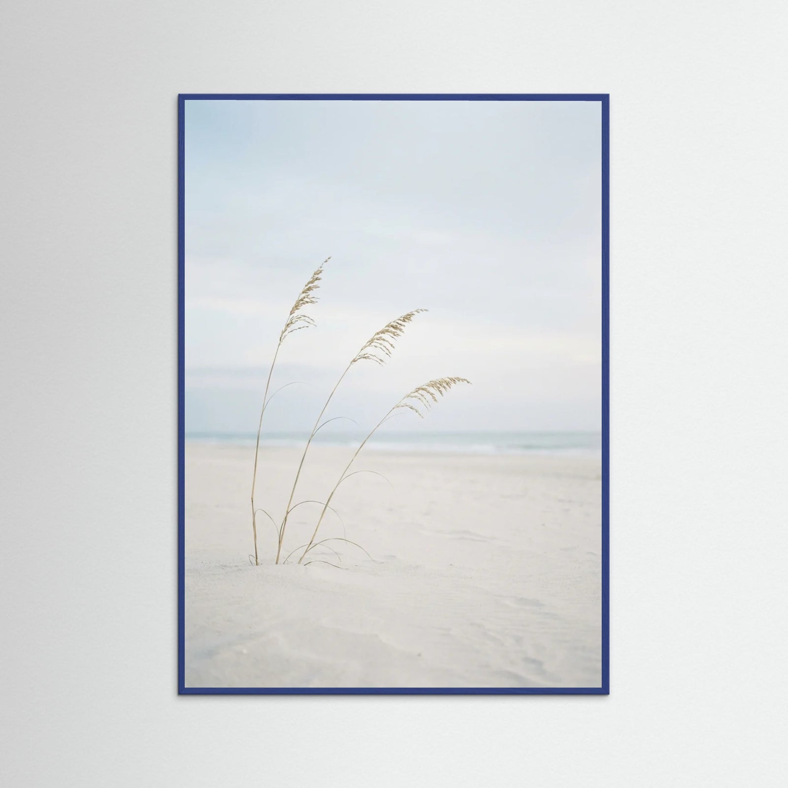 Blue Wood Coastal Serenity