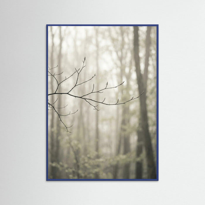 Blue Wood Coastal Serenity