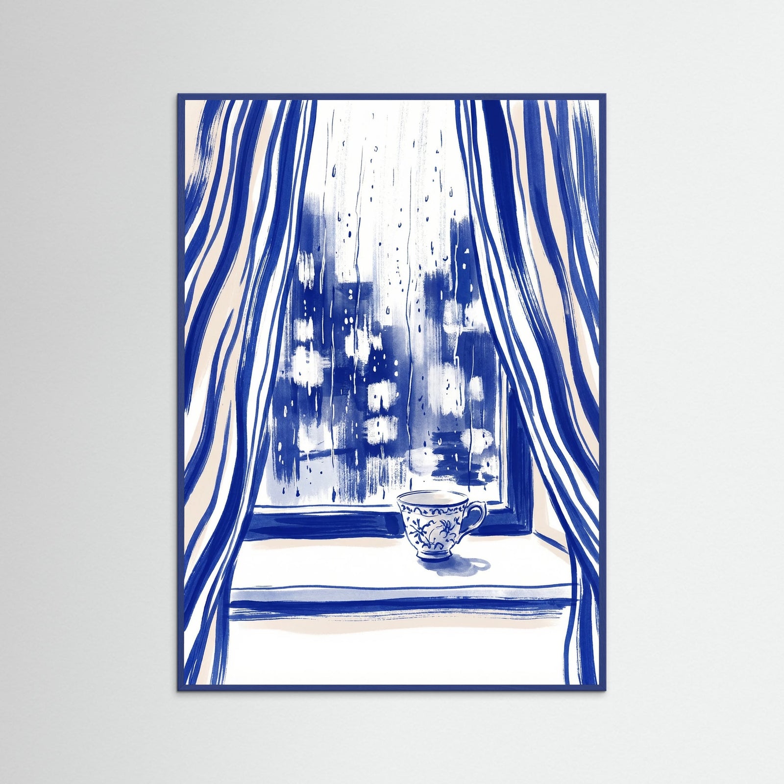 Blue Wood Cobalt Contemplation