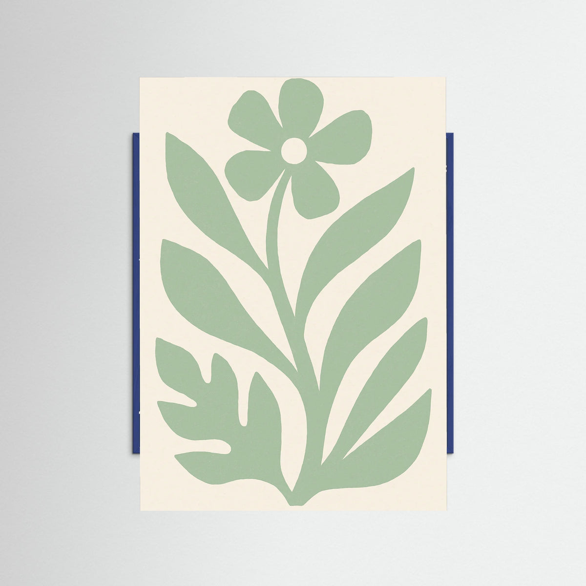 Blue Wood Cobalt Cutout