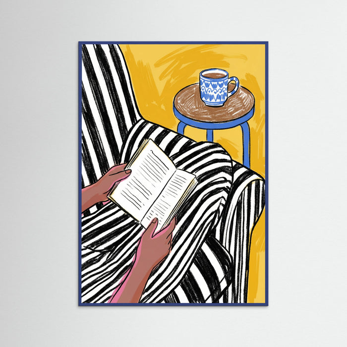 Blue Wood Coffee Break Style