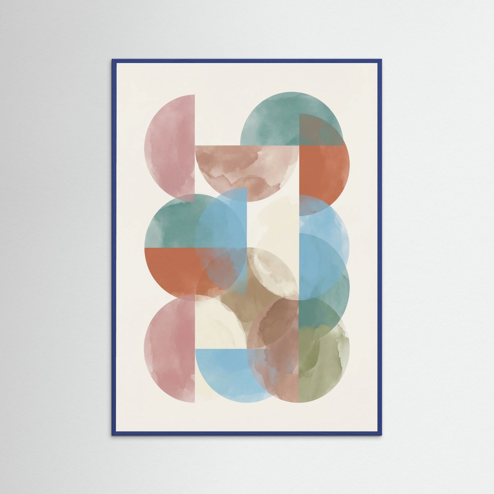 Blue Wood Color Theory Exhibition