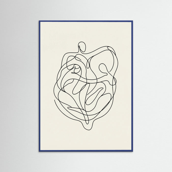 Blue Wood Connected Faces