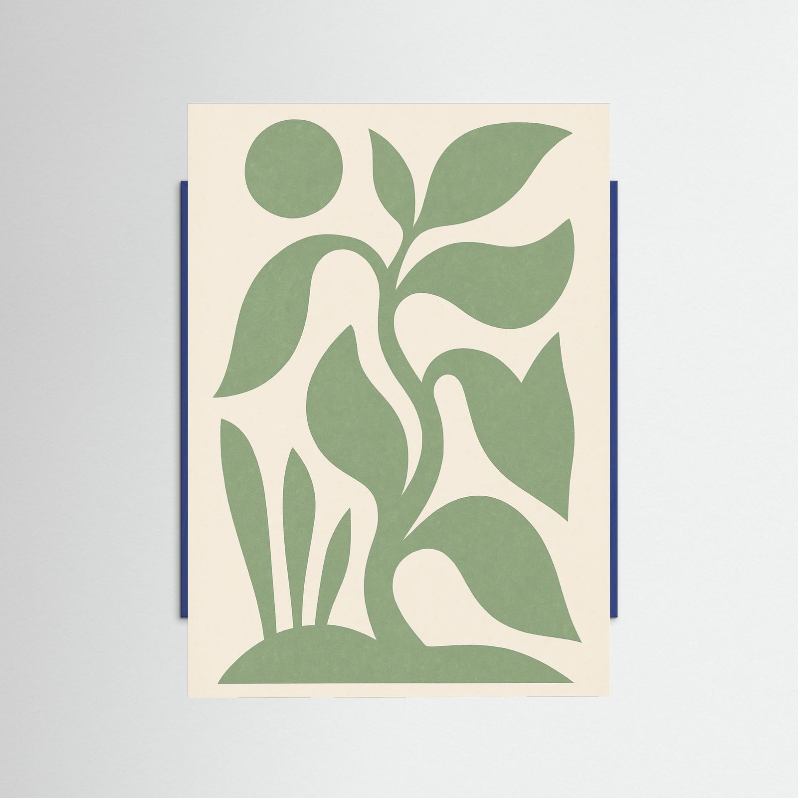 Blue Wood Contour Dance