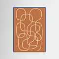 Blue Wood Contour Puzzle