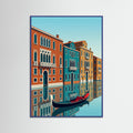 Blue Wood Copenhagen Canal Houses