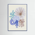 Coral floral Poster – poster and art print