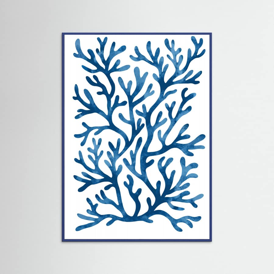 Coral pattern Poster – poster and art print