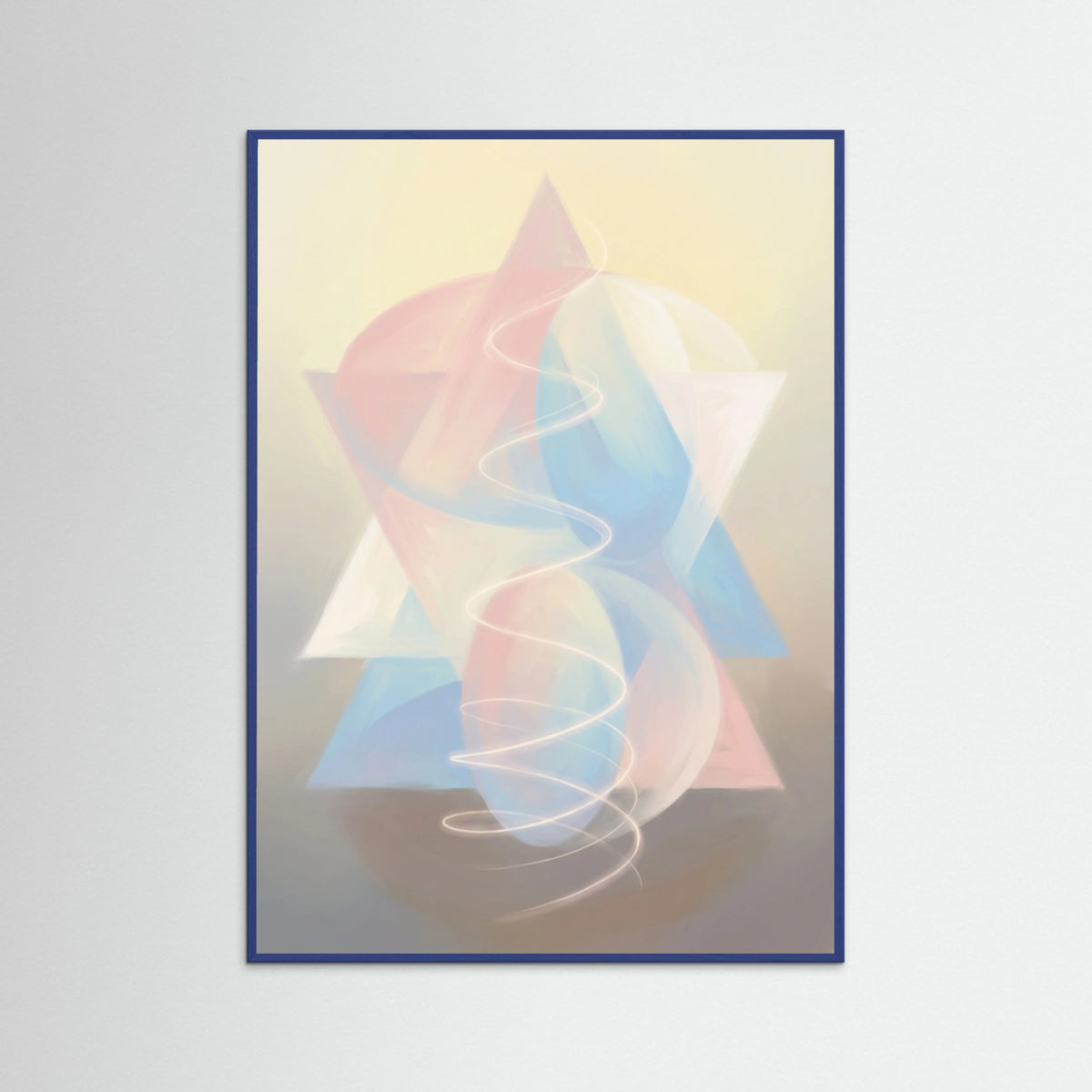 Blue Wood Cosmic Embrace