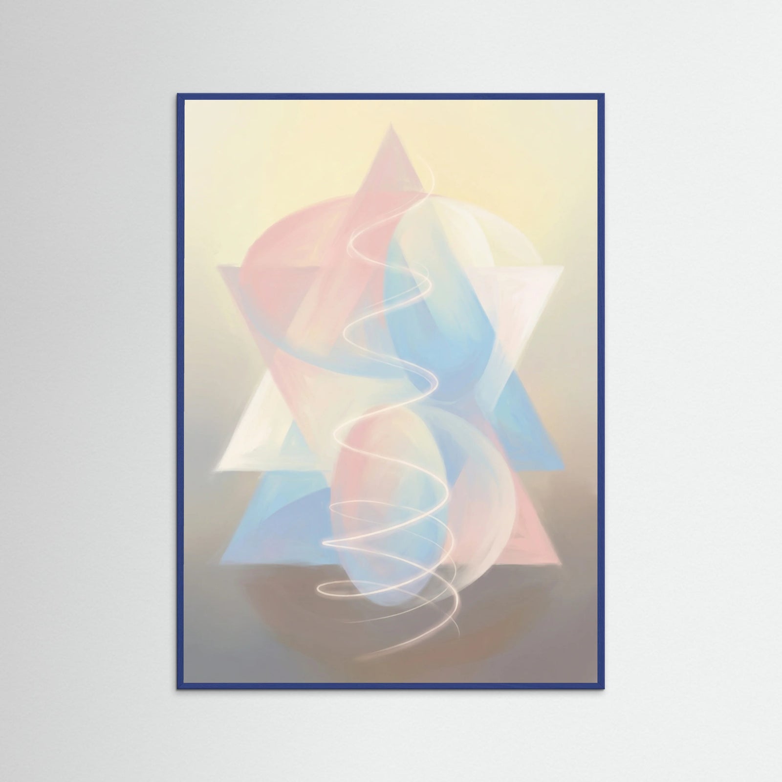 Blue Wood Cosmic Embrace