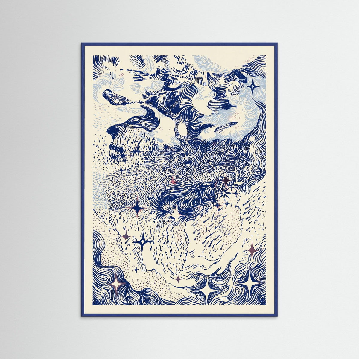 Blue Wood Cosmic Flow