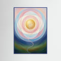 Blue Wood Cosmic Heart Bloom