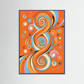 Blue Wood Cosmic Spirals