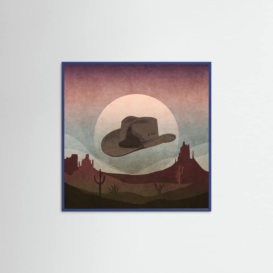 Poster Cowboy Hat – poster e stampa artistica