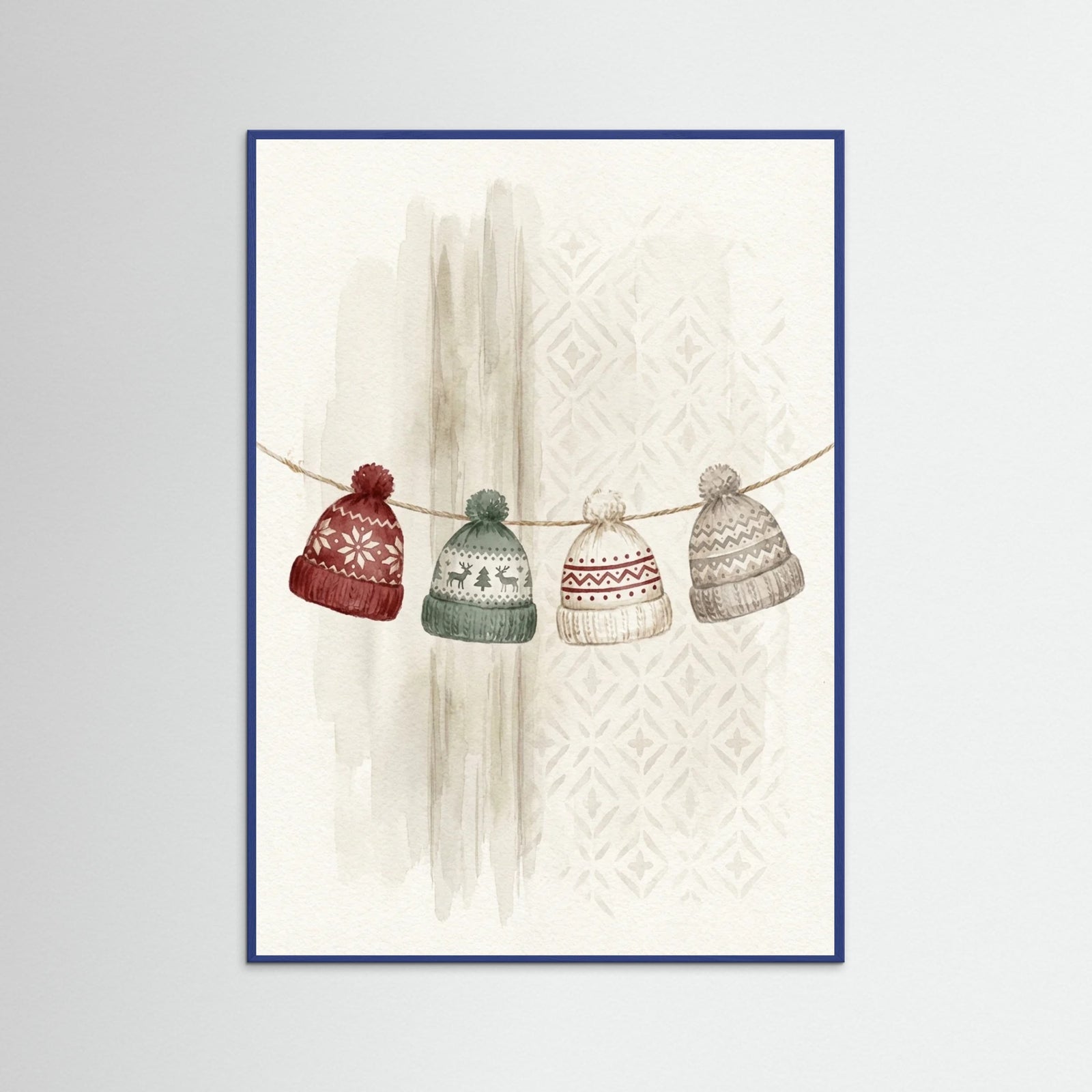 Blue Wood Cozy Hearthside Charm