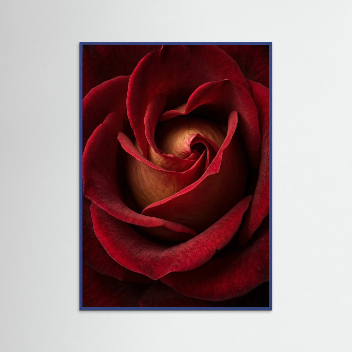 Blue Wood Crimson Embrace