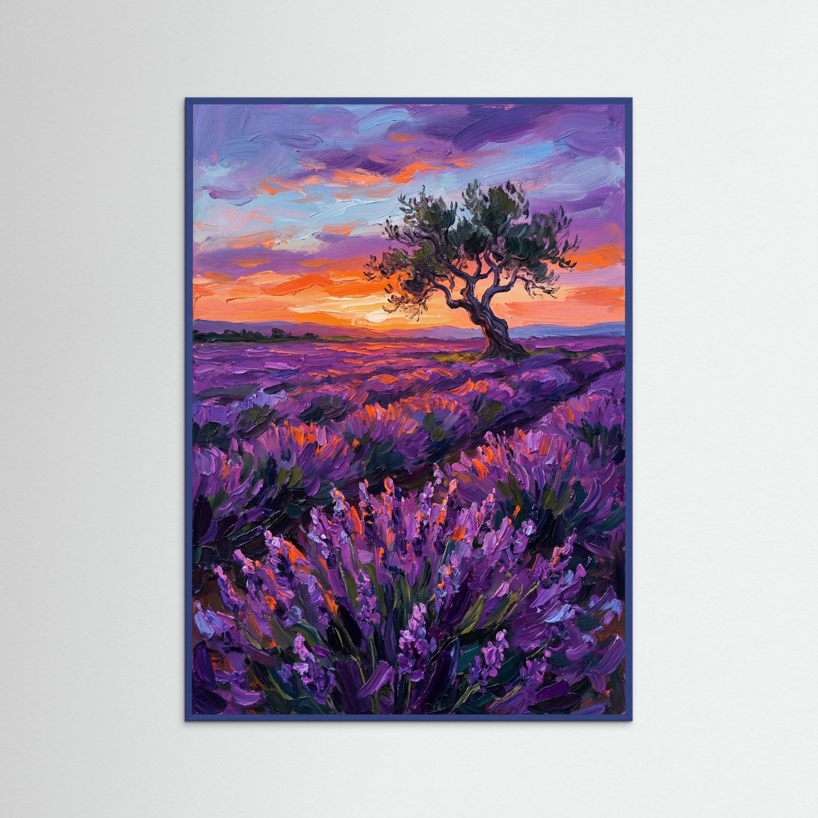 Blue Wood Crimson Field Wanderer