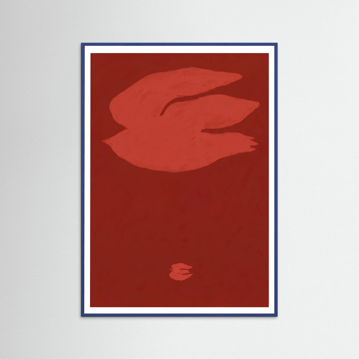 Blue Wood Crimson Flight