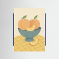 Blue Wood Crimson Floral Display