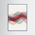 Blue Wood Crimson Flow