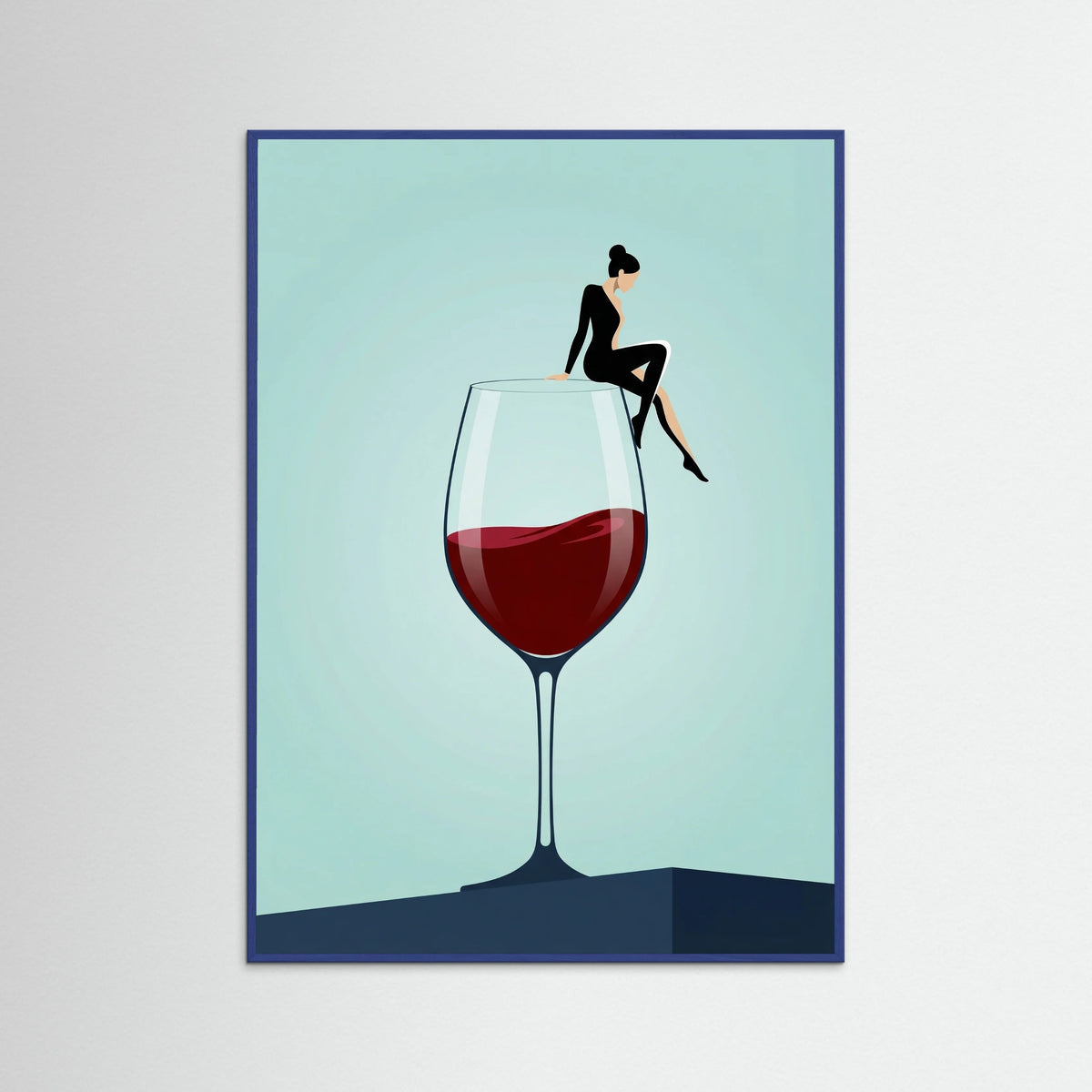 Blue Wood Crimson Plunge