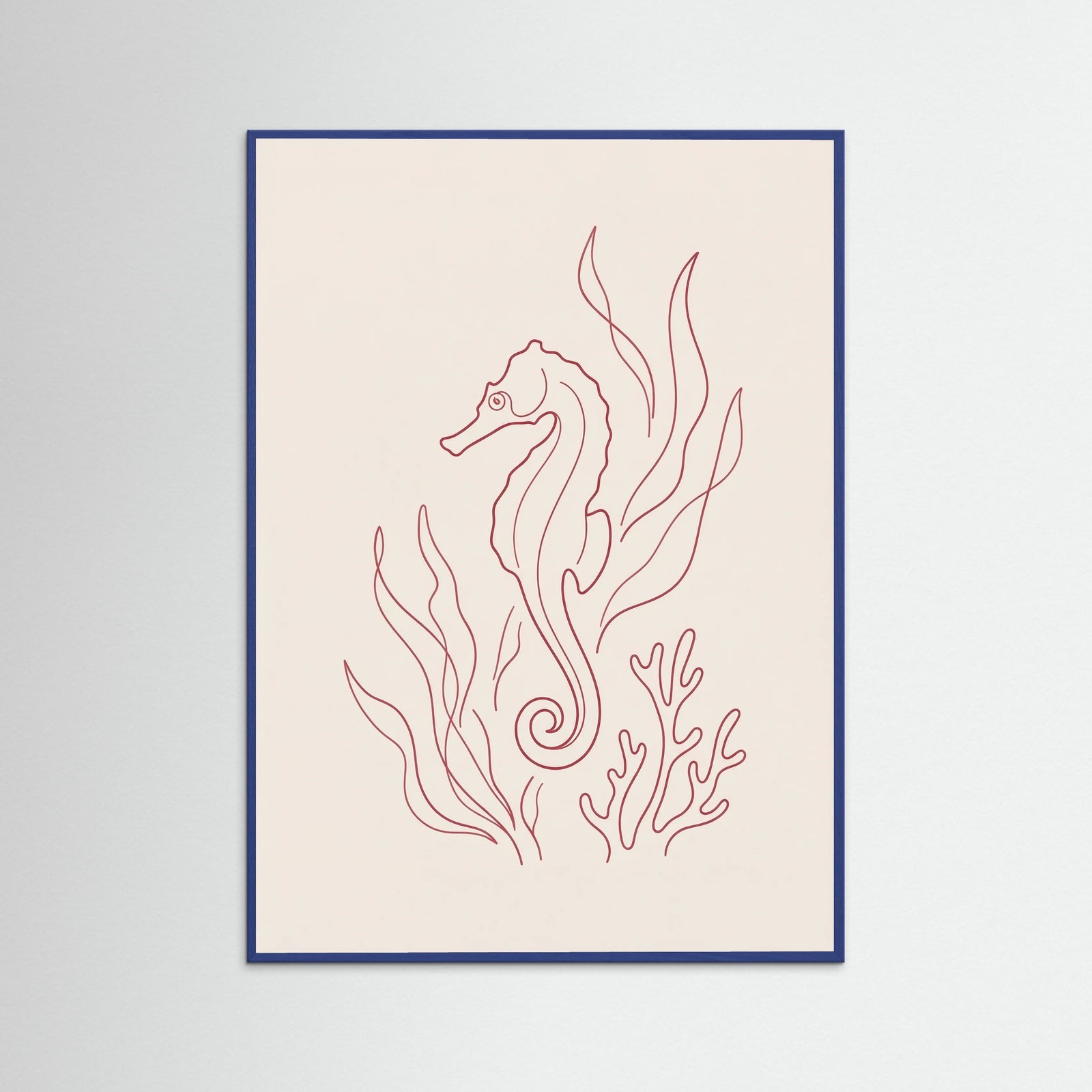 Blue Wood Crimson Swimmers