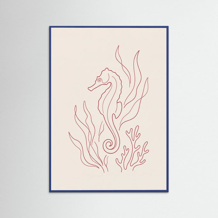 Blue Wood Crimson Swimmers