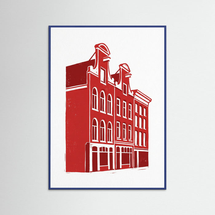 Blue Wood Crimson Urbanity