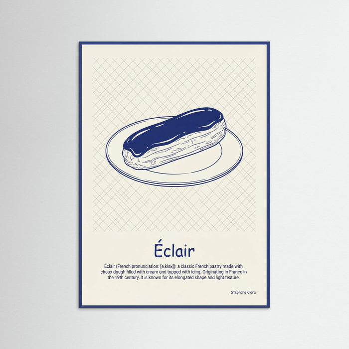 Blue Wood Croissant Blueprint