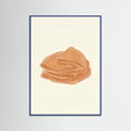 Blue Wood Croissant Please