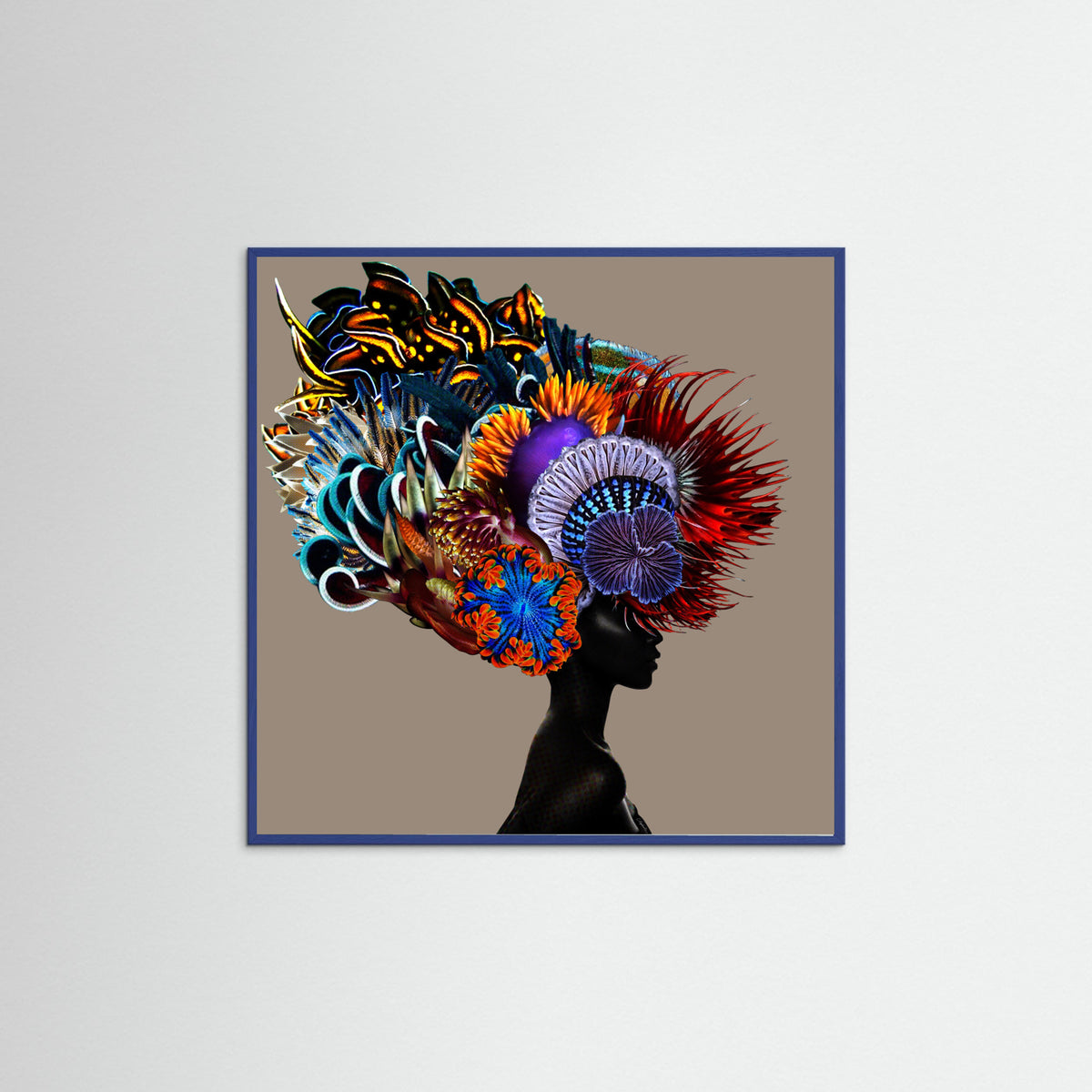 Blue Wood Crowning Glory I Poster