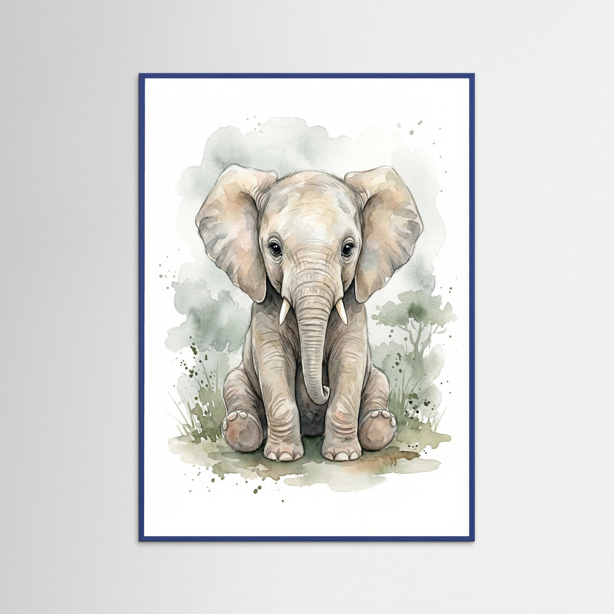 Blue Wood Curious Cheetah Cub