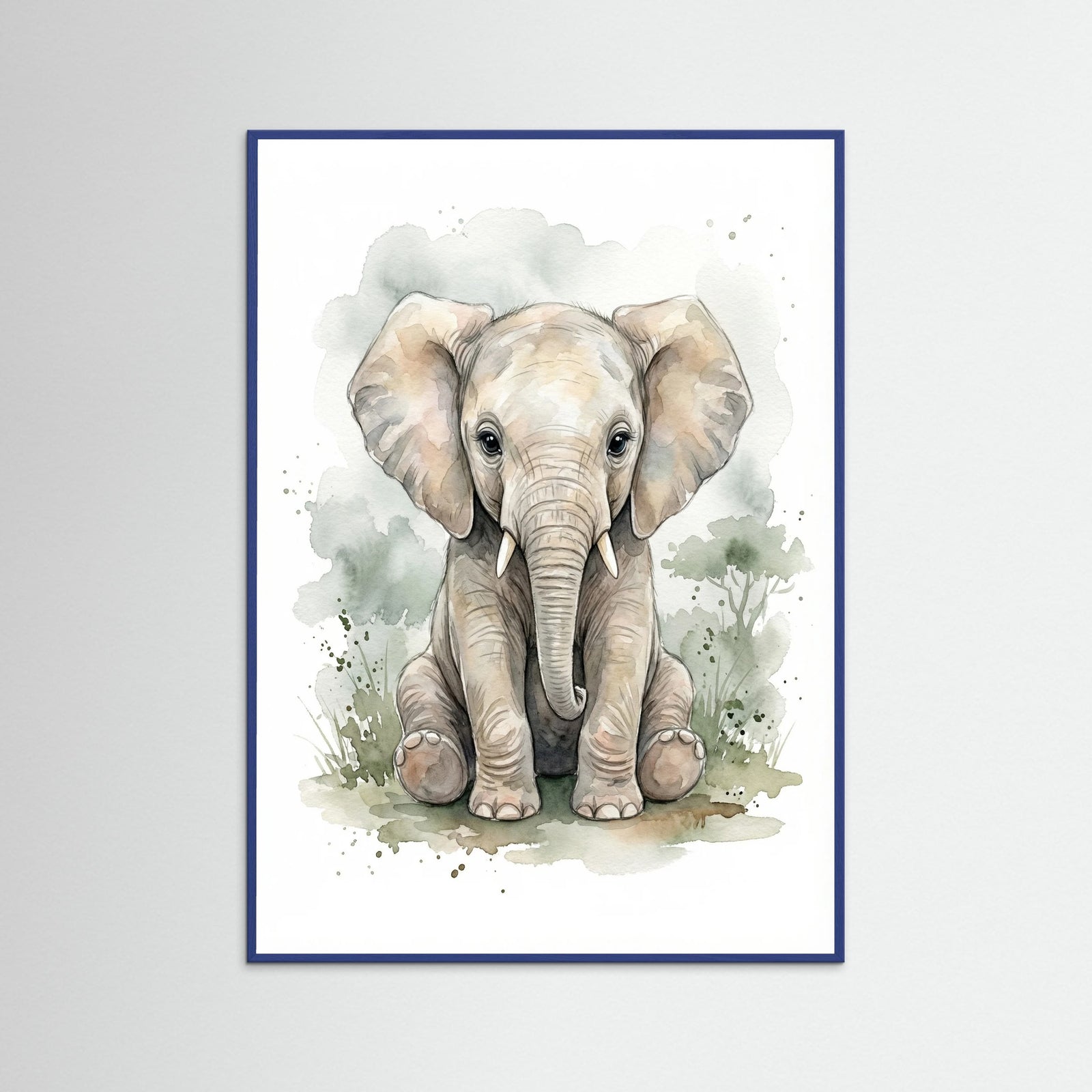 Blue Wood Curious Cheetah Cub