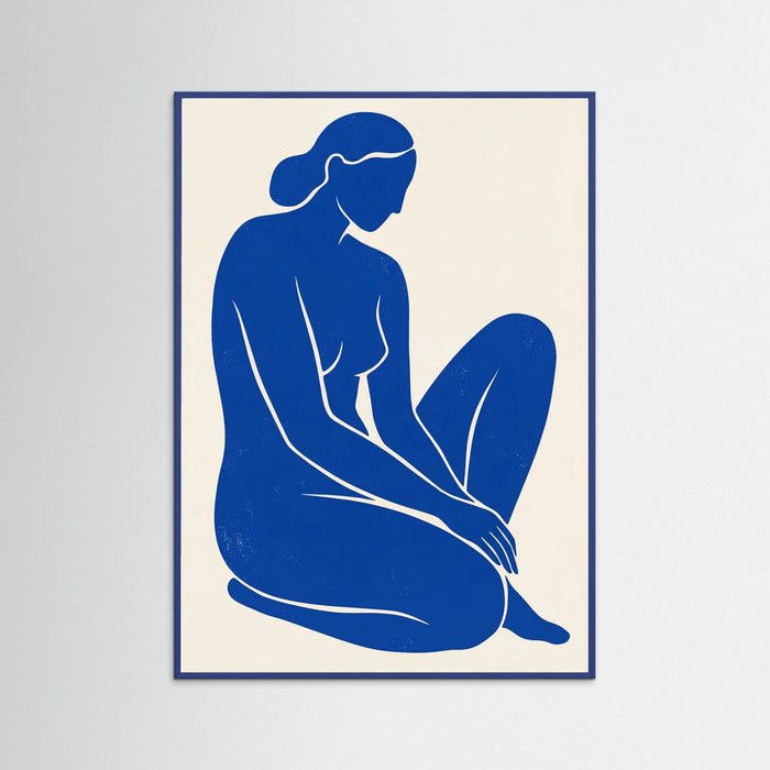Blue Wood Curled Serenity