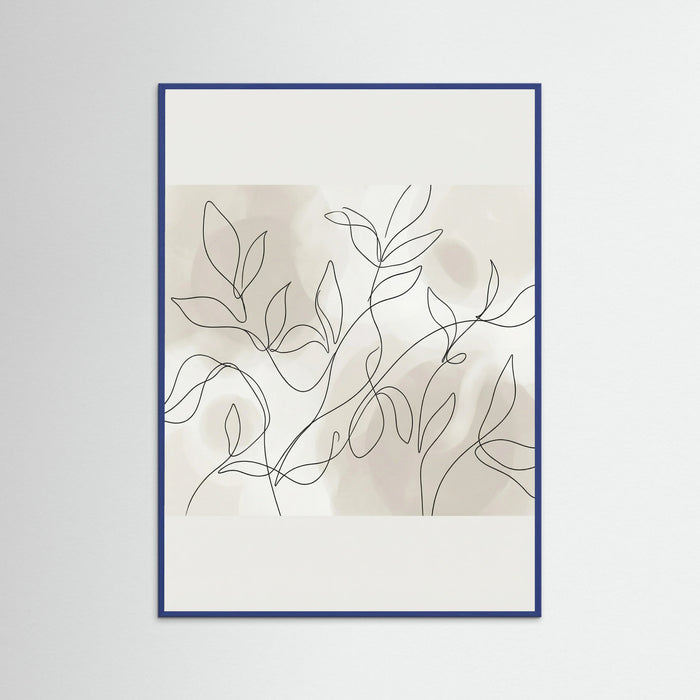 Blue Wood Curved Serenity