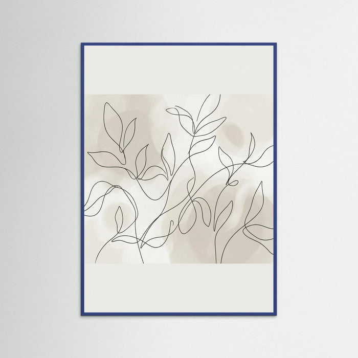 Blue Wood Curved Serenity