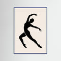 Blue Wood Cut out Figure