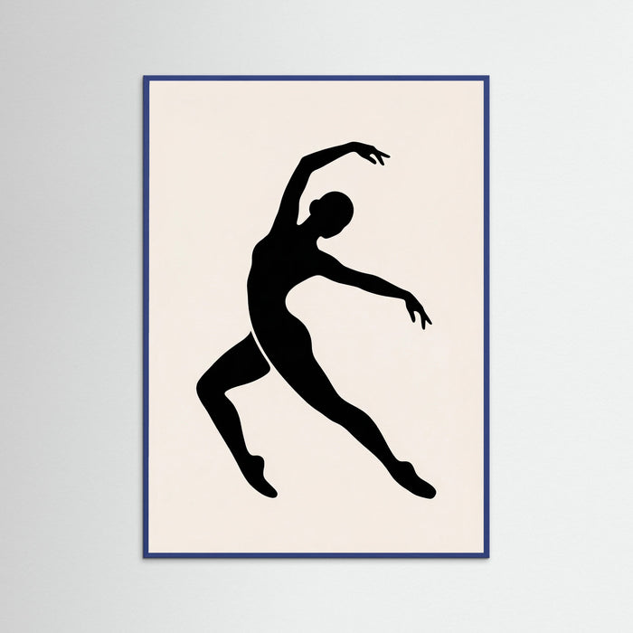 Blue Wood Cut out Figure