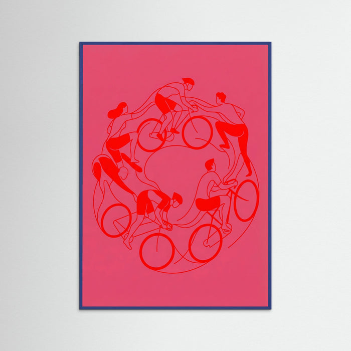 Blue Wood Cycling Circles