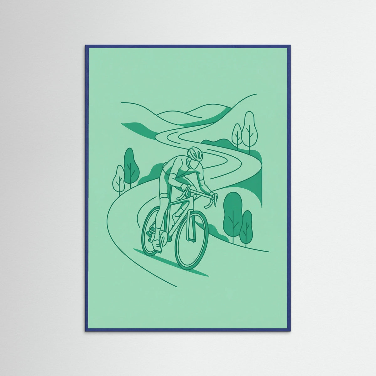 Blue Wood Cycling Duo