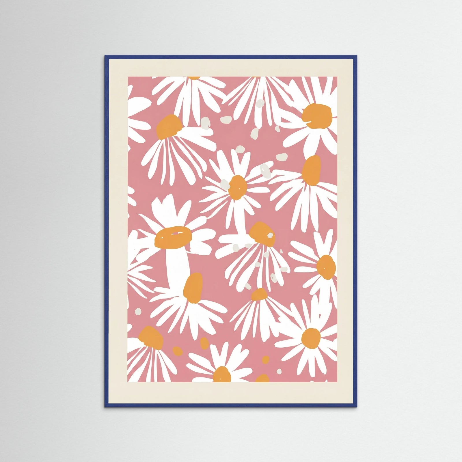 Blue Wood Daisy Field Bloom