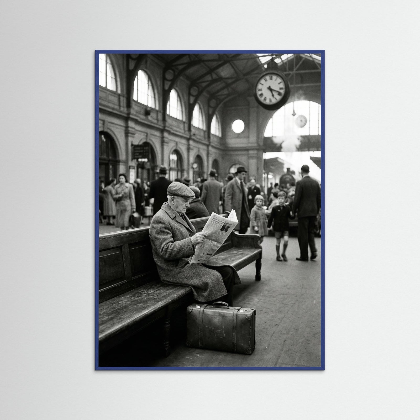 Blue Wood Dalmatian Daydream