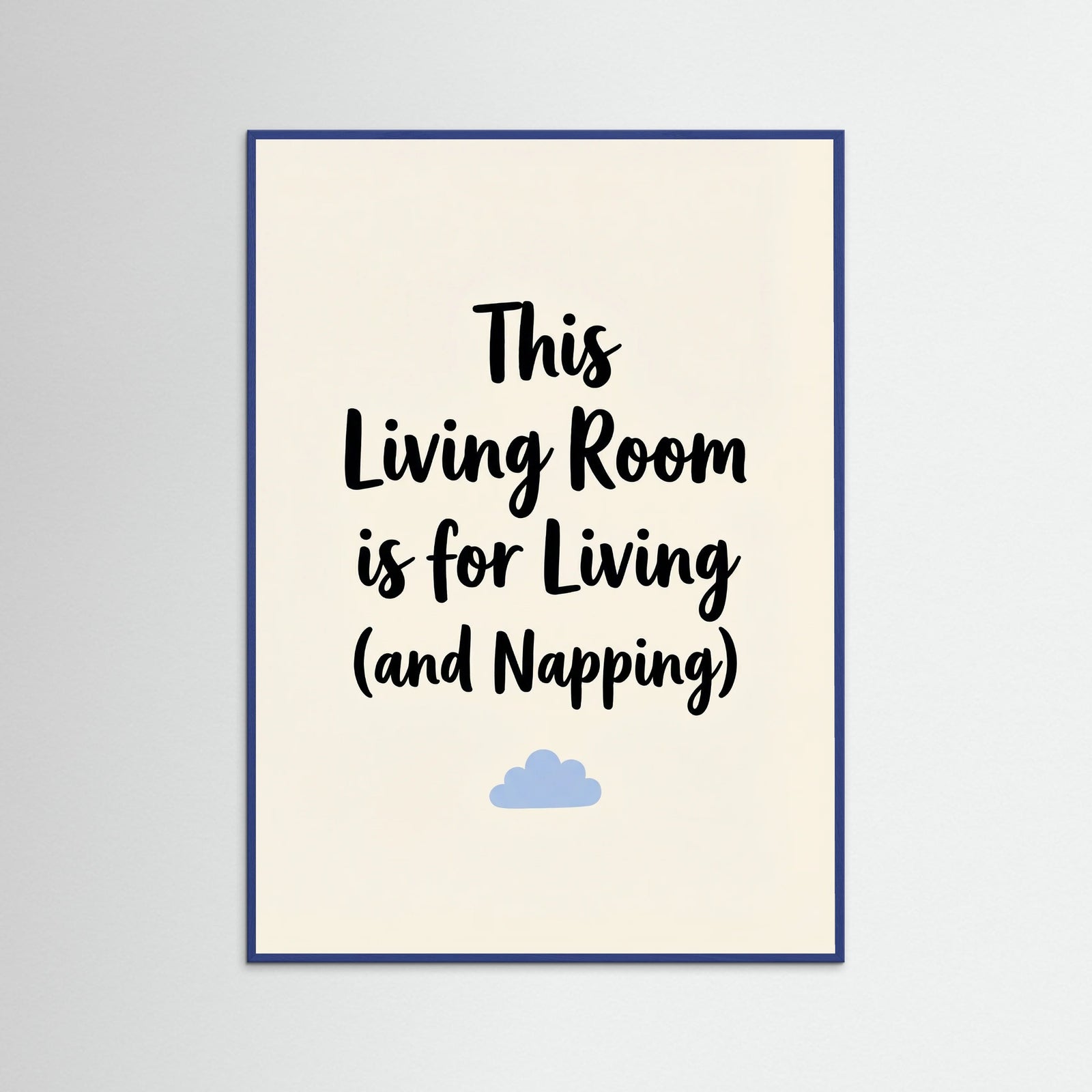 Blue Wood Dancing Kitchen Joy