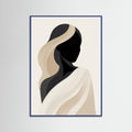 Blue Wood Dancing Silhouette