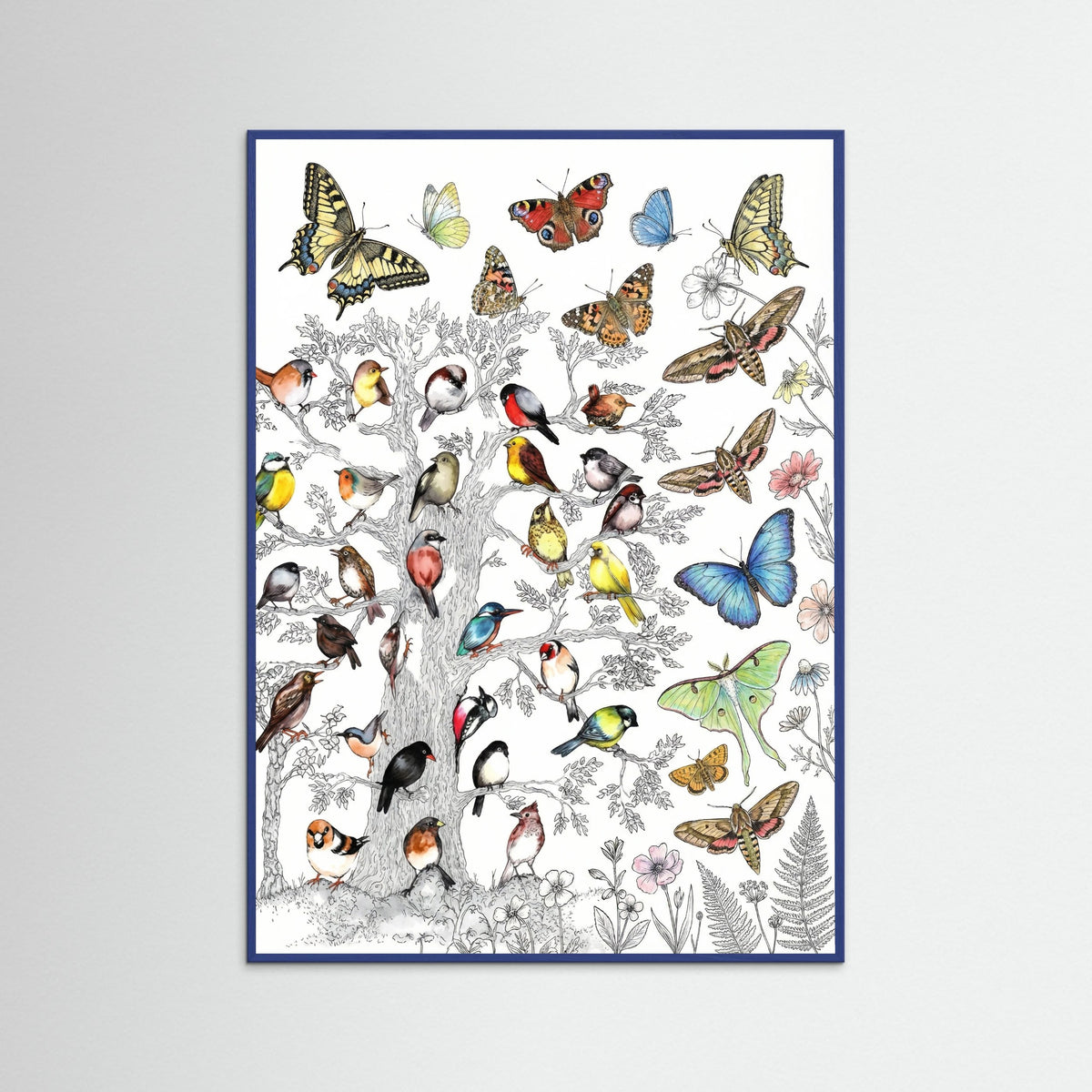 Blue Wood Danish Bird Almanac